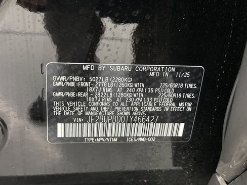 Certified 2026 Subaru Outback Premium AWD/4WD image 28