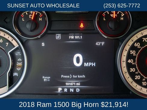 Used 2018 RAM 1500 Big Horn AWD/4WD image 33