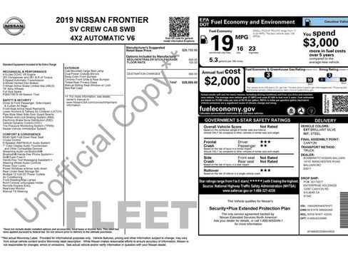 Used 2019 Nissan Frontier SV RWD image 3