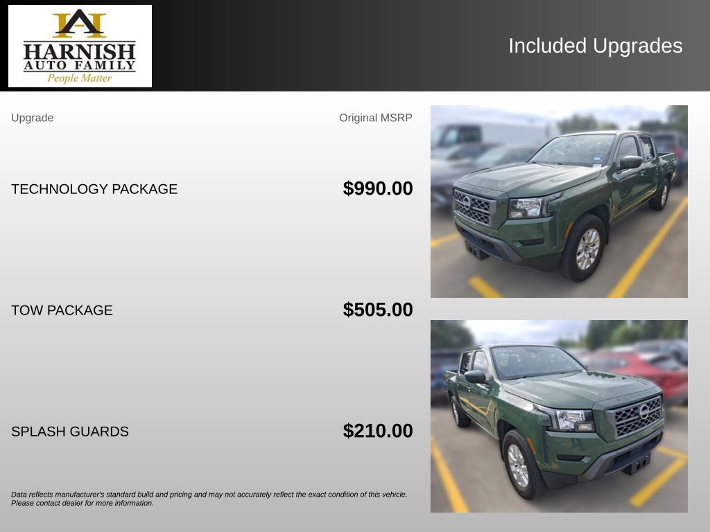 Used 2023 Nissan Frontier SV w/ Technology Package RWD image 5