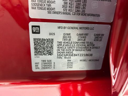 New 2026 Chevrolet Silverado 1500 LTZ w/ LTZ Premium Package image 34