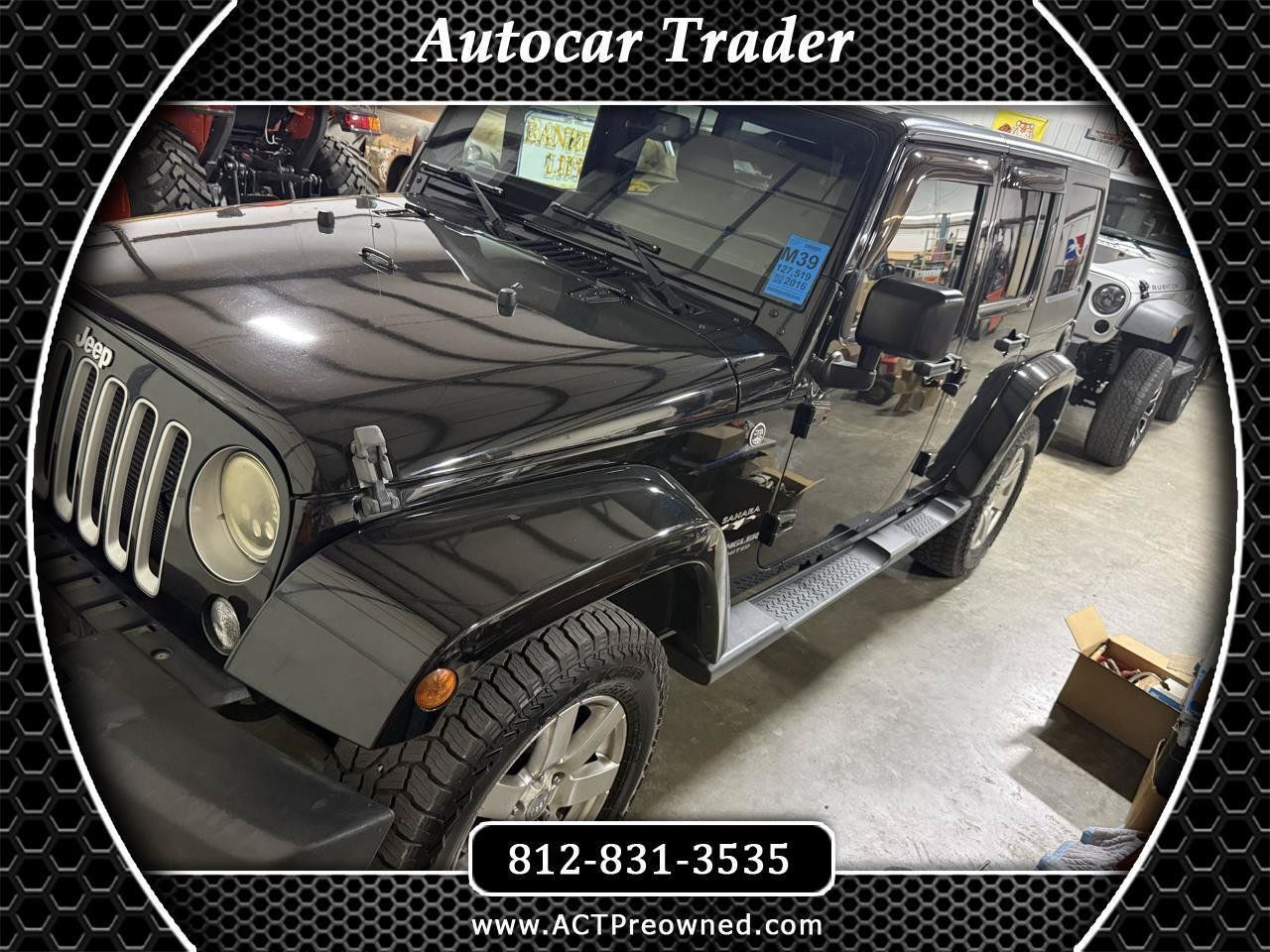 Used 2016 Jeep Wrangler Unlimited Sahara w/ Connectivity Group AWD/4WD image 1