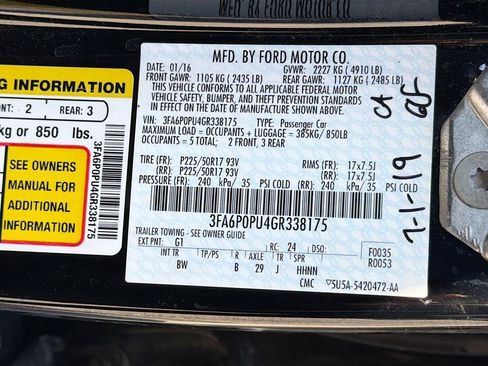 Used 2016 Ford Fusion Energi SE FWD image 33