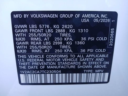 New 2026 Volkswagen Atlas Cross Sport SEL R-Line AWD/4WD image 30