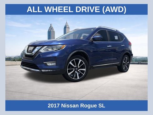 Used 2017 Nissan Rogue SL w/ SL Premium Package AWD/4WD image 1