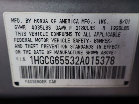 Used 2002 Honda Accord LX image 44
