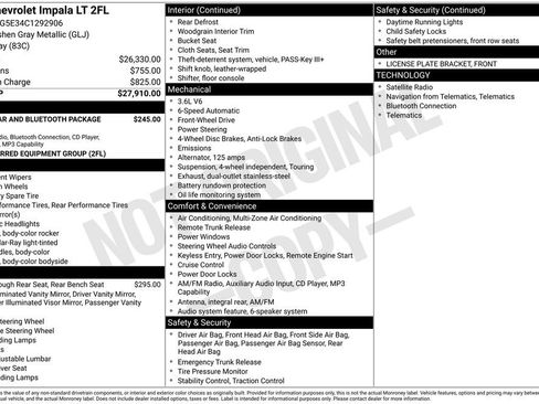 Used 2012 Chevrolet Impala LT image 20
