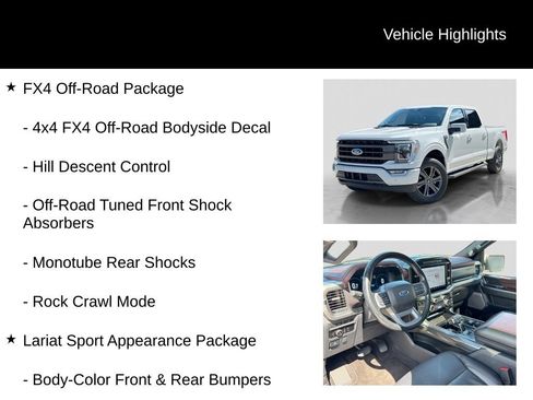 Used 2023 Ford F150 Lariat w/ Equipment Group 502A High AWD/4WD image 16