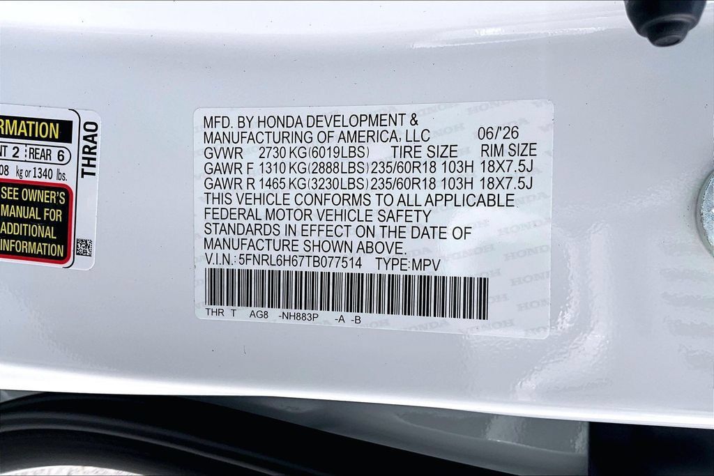 New 2026 Honda Odyssey EX-L image 8