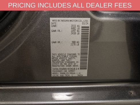 Used 2024 Nissan Altima 2.5 SL AWD/4WD image 21