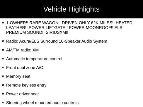 Used 2012 Acura TSX Sport Wagon FWD image 14