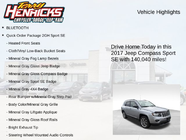 Used 2017 Jeep Compass Sport w/ Power Value Group AWD/4WD image 4