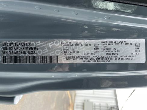 New 2026 Jeep Wrangler Unlimited Sport AWD/4WD image 11