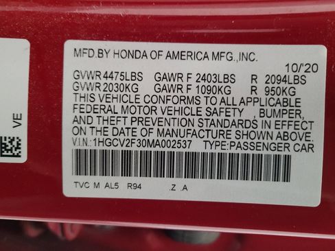 Used 2021 Honda Accord Sport image 33