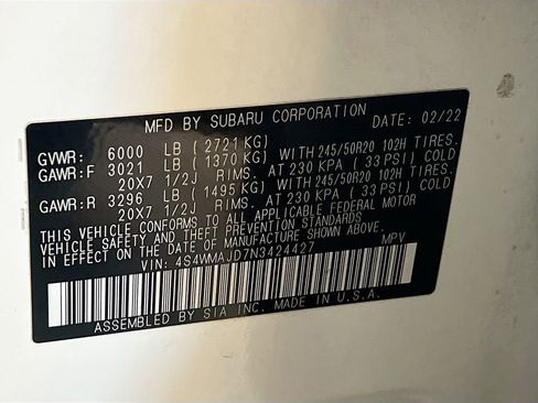 Used 2022 Subaru Ascent Onyx Edition image 34