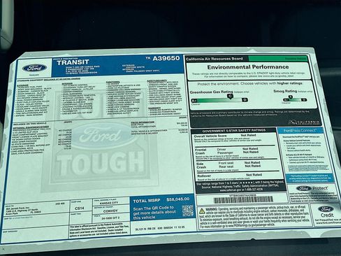 New 2026 Ford Transit 350 148 High Roof Extended w/ Load Area Protection Package image 17