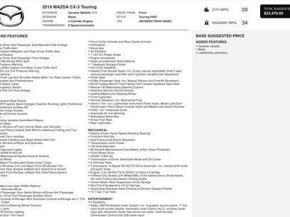 Used 2019 MAZDA CX-3 Touring