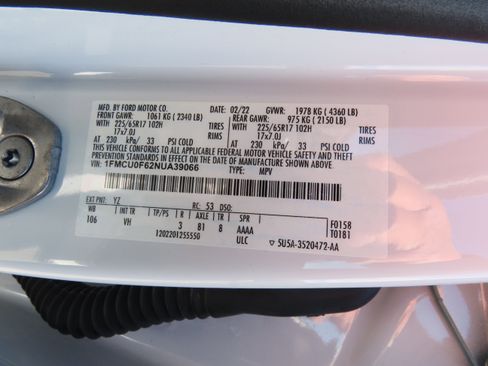 Used 2022 Ford Escape S image 36