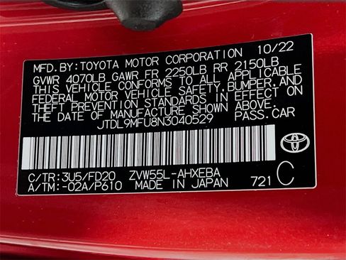 Certified 2022 Toyota Prius LE image 28