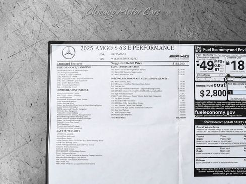 Used 2025 Mercedes-Benz S 63 AMG S image 72