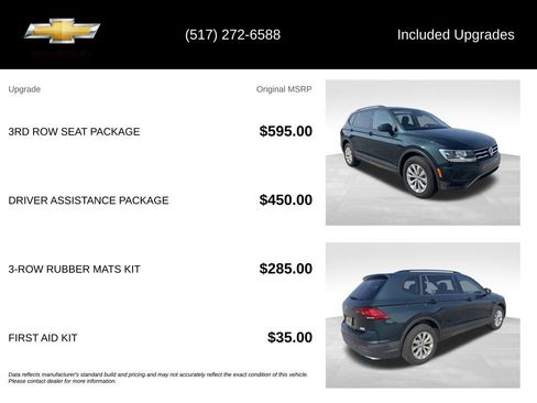 Used 2019 Volkswagen Tiguan S w/ 3rd Row Seat Package AWD/4WD image 5