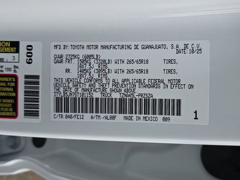 Certified 2025 Toyota Tacoma TRD Sport image 35