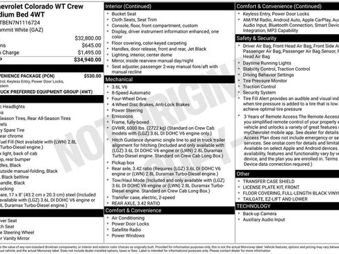 Used 2022 Chevrolet Colorado W/T w/ WT Convenience Package AWD/4WD image 28