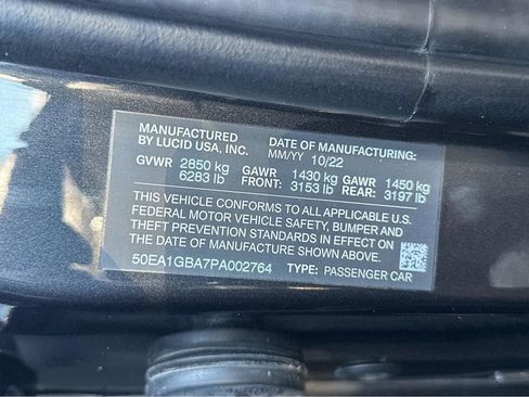 Used 2023 Lucid Air Grand Touring image 45