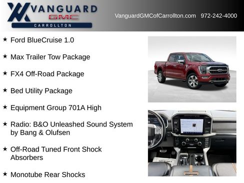 Used 2023 Ford F150 Platinum w/ Equipment Group 701A High AWD/4WD image 6