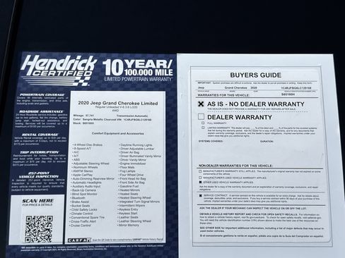 Used 2020 Jeep Grand Cherokee Limited w/ Trailer Tow Group IV image 37