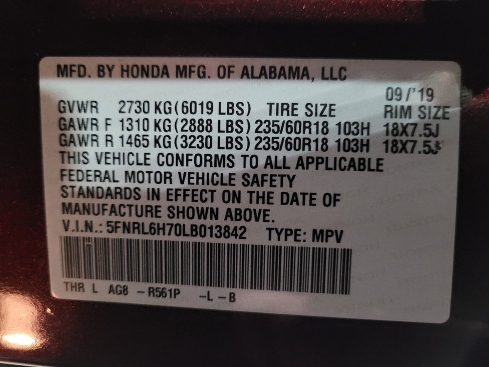 Used 2020 Honda Odyssey EX-L image 33