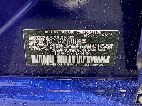 New 2026 Subaru Impreza 2.0i Sport image 23