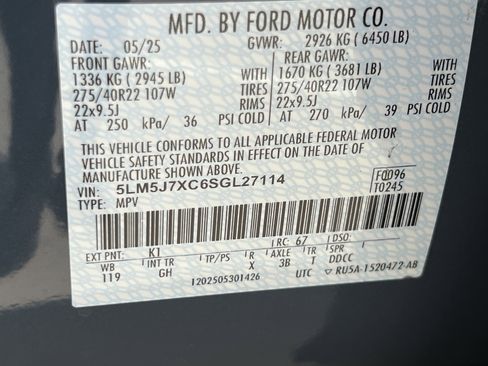 New 2025 Lincoln Aviator Reserve w/ Equipment Group 201A image 32