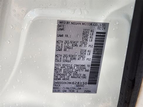 Used 2024 Nissan Frontier SV w/ SV Convenience Package image 30