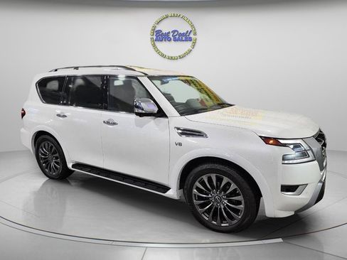 Used 2021 Nissan Armada Platinum w/ Captain's Chairs Package AWD/4WD image 8