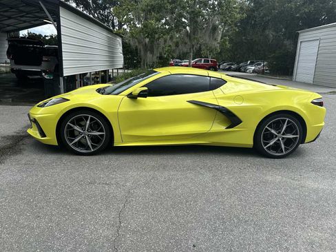 Certified 2022 Chevrolet Corvette Stingray Coupe w/ Chrome Exterior Badge Package RWD image 3