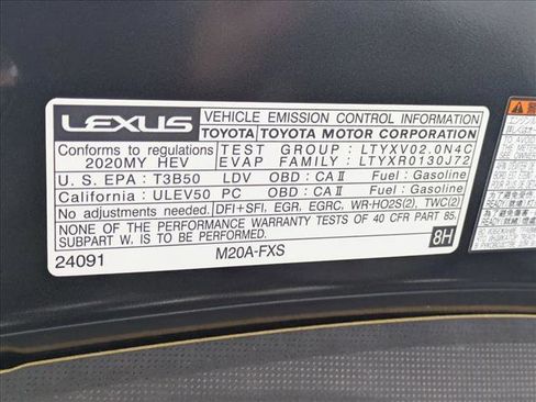 Used 2020 Lexus UX 250h AWD/4WD image 22