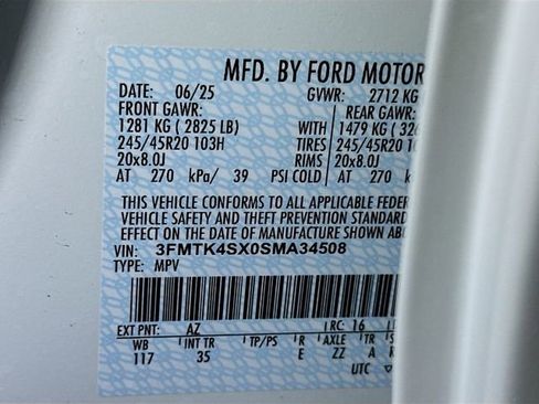 New 2025 Ford Mustang Mach-E GT w/ Interior Protection Package image 14