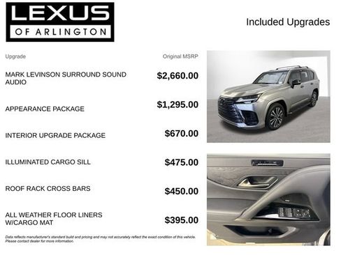 Used 2023 Lexus LX 600 4WD w/ Appearance Package image 4