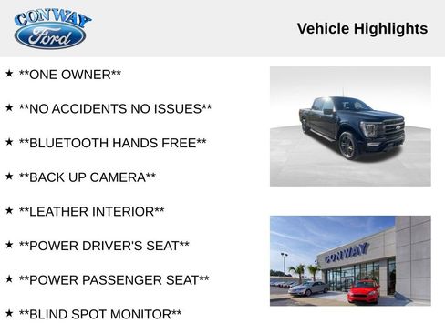 Used 2022 Ford F150 Lariat w/ Equipment Group 502A High image 4