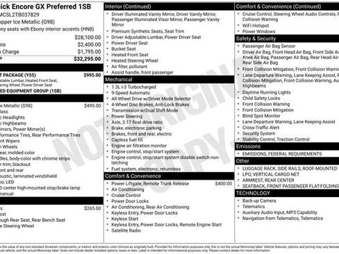 New 2026 Buick Encore GX Preferred w/ Comfort Package image 27