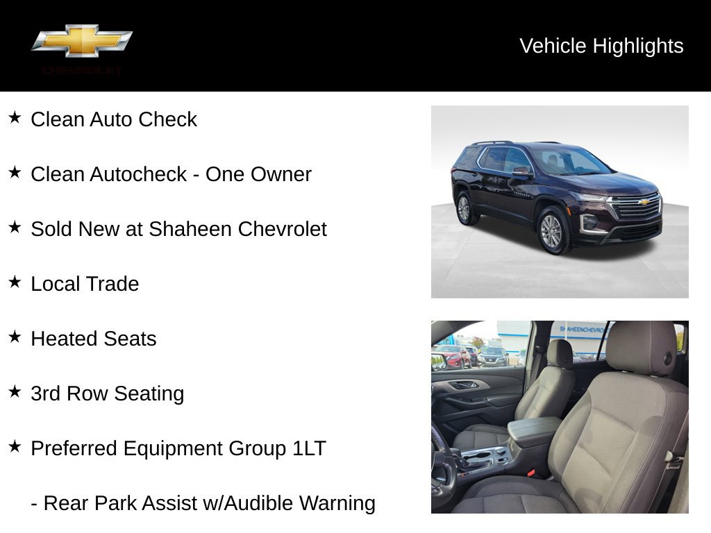 Used 2022 Chevrolet Traverse LT FWD image 17