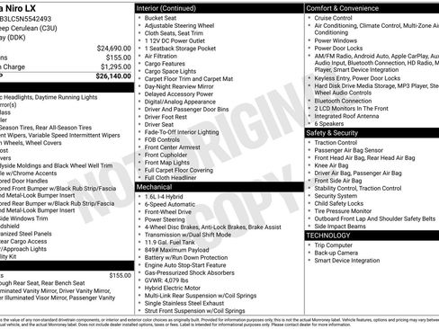 Used 2022 Kia Niro LX image 4