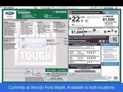 Used 2022 Ford Ranger XL w/ Equipment Group 101A High
