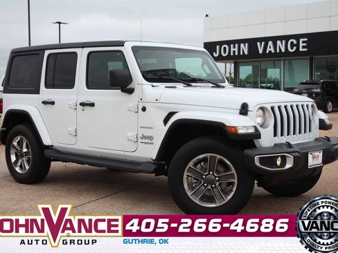 Used 2021 Jeep Wrangler Unlimited Sahara AWD/4WD image 1