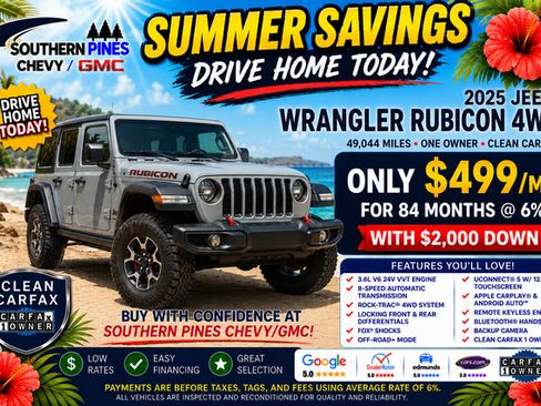 Used 2025 Jeep Wrangler Unlimited Rubicon AWD/4WD image 5
