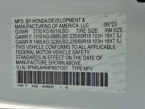 Used 2023 Honda Odyssey EX-L image 29