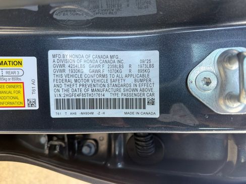 Certified 2026 Honda Civic Sport image 39