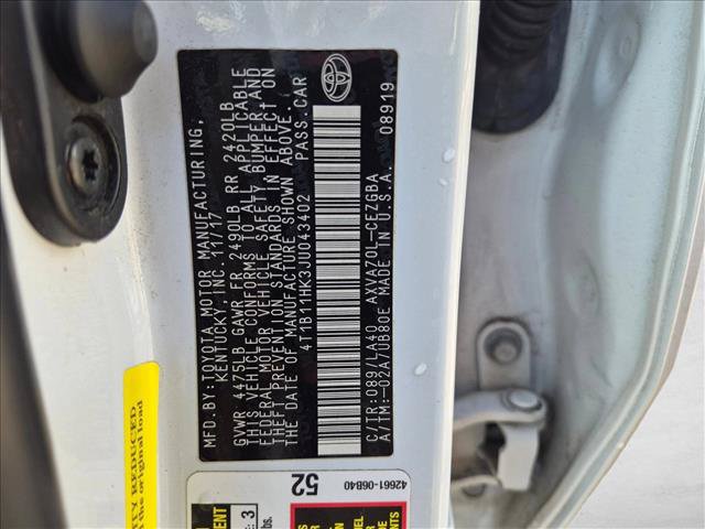 Used 2018 Toyota Camry XLE FWD image 15