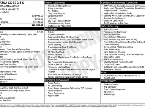 Certified 2024 MAZDA CX-30 AWD 2.5 S image 10